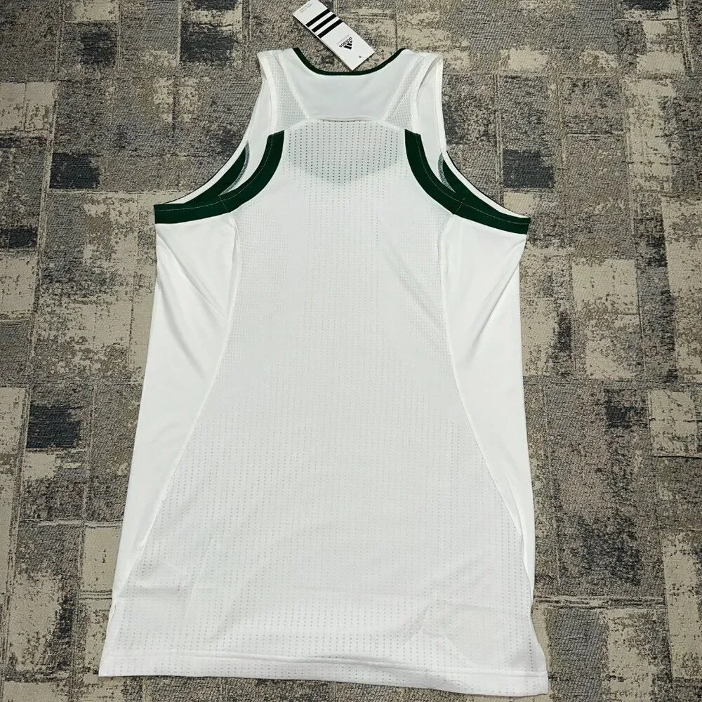 Adidas Crazy Light Women's L Racer back Tank Sports White / Green NWT‎